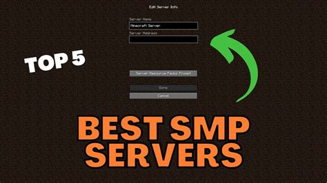 Minecraft SMP servers list